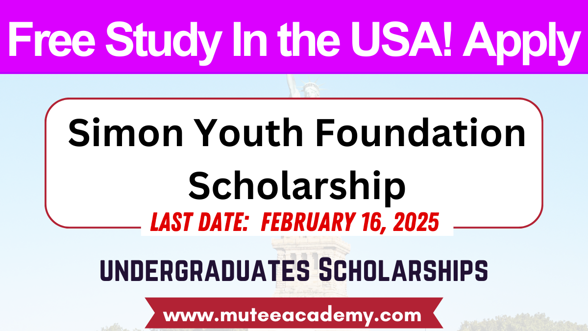 Simon Youth Foundation Scholarship