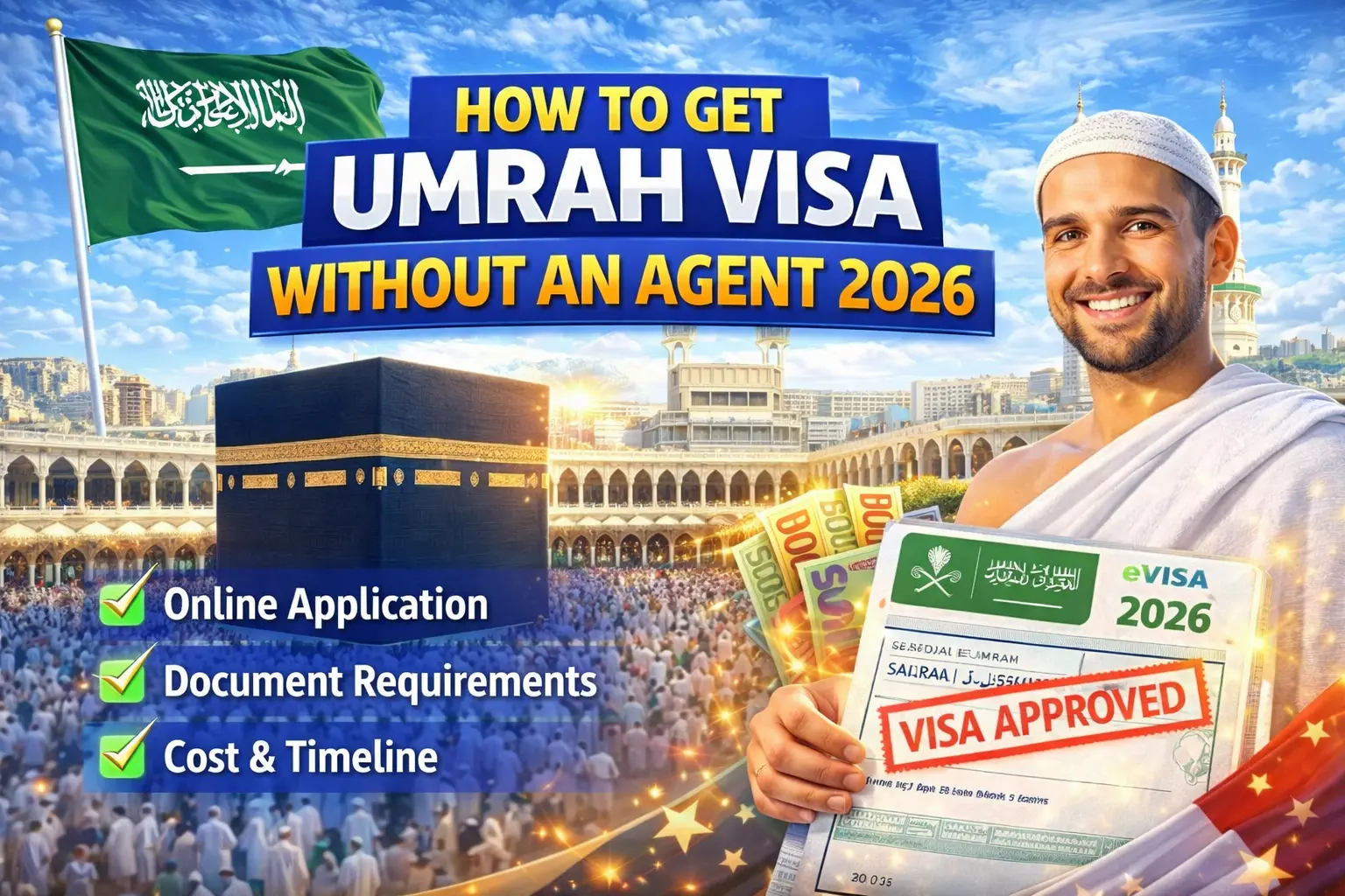 Good News For Umrah Performar - Get Umrah Visa Without An Agent 2026
