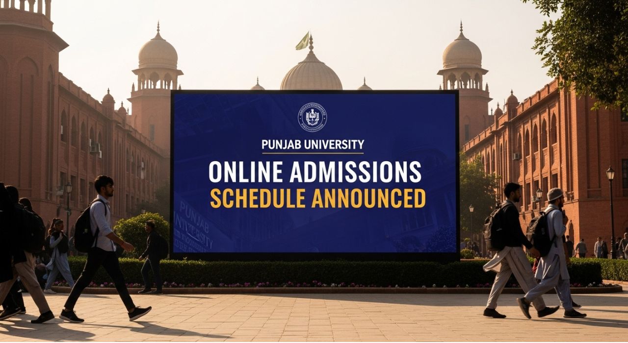 Punjab University Online Admissions Schedule Announced