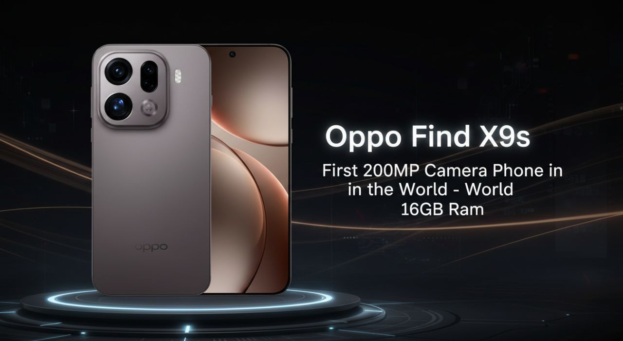 Oppo Find X9s: First 200MP Camera Phone in the World - 16GB Ram