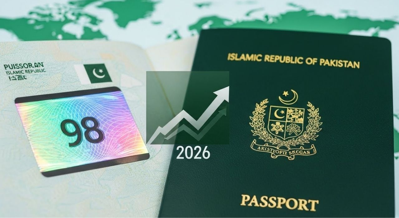 Pakistani Passport Ranking In 98th Position - Pakistani Passport Rank Improve in 2026