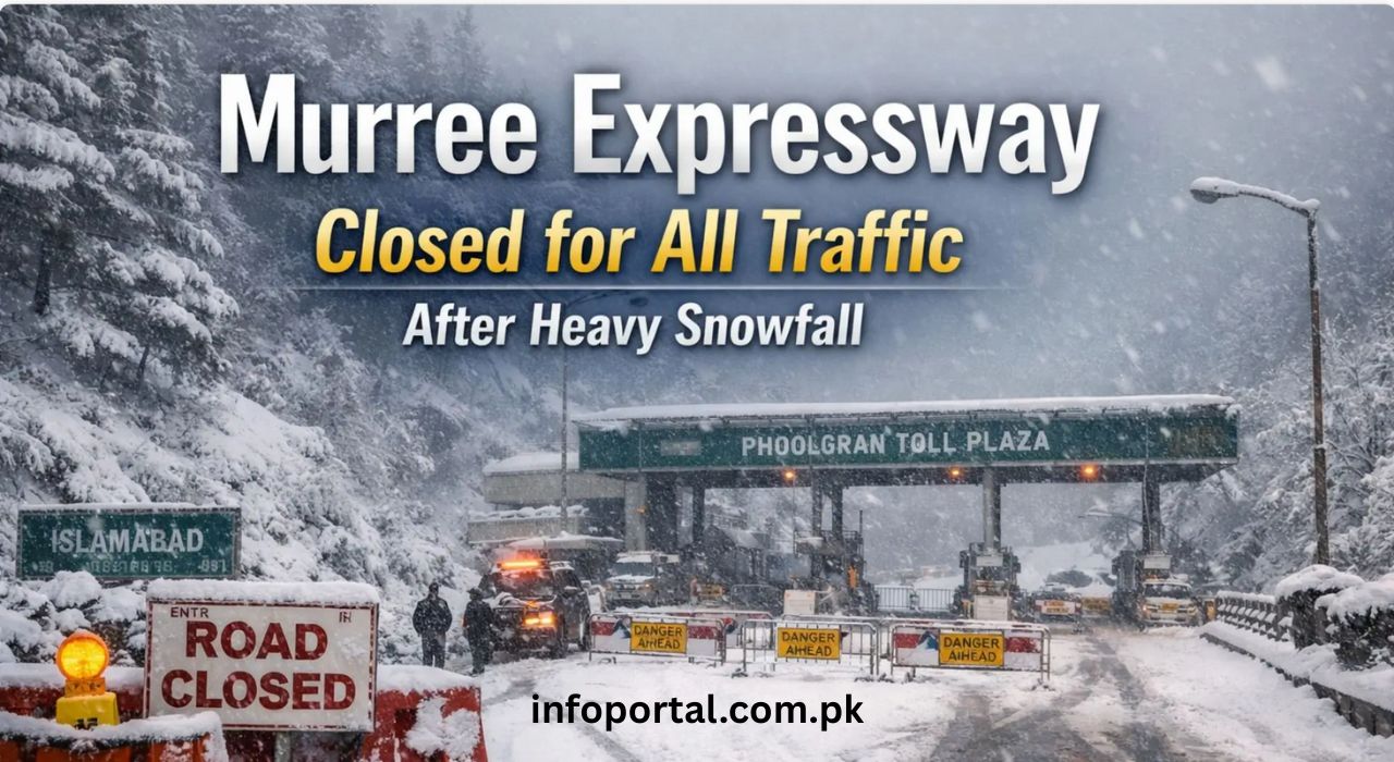 Muree Expressway Now Closed For All Traffic After Snowfall - Check Updates