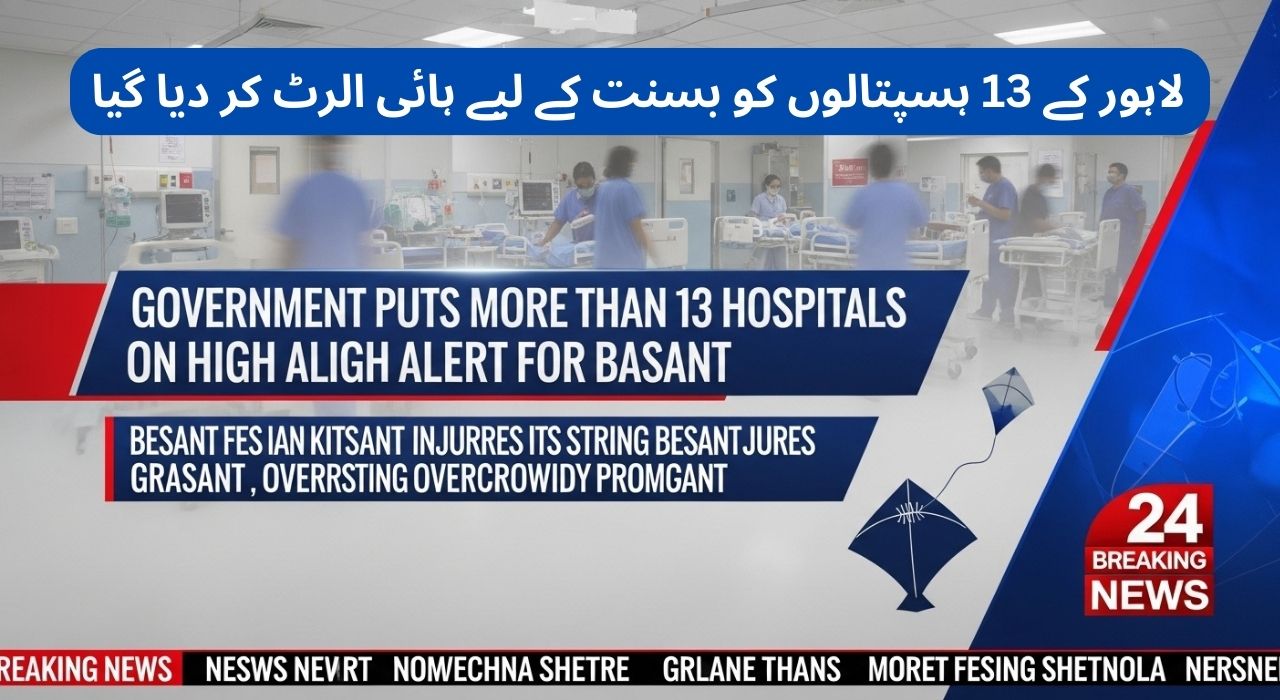 Government Activates Emergency Readiness in 13+ Hospitals Ahead of Basant Festival