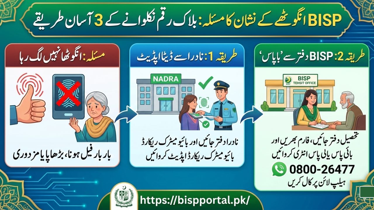 BISP-انگوٹھے-کے-نشان-کا-مسئلہ-بلاک-رقم-نکلوانے-کے-3-آسان-طریقے-2026-اپڈیٹ