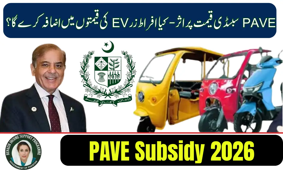 PAVE Subsidy 2026: A New Opportunity for Affordable Electric Vehicles in Pakistan